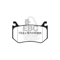 EBC DP52326NDX Alfa Romeo Bluestuff NDX Rear Brake Pads  - Brembo Caliper (Inc. Giulia & Stelvio) 2 |