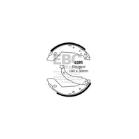 EBC 6395 Citroen Peugeot Rear Brake Shoes