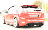 Rieger 00088118 Ford Focus 2 ST Rear Diffuser for Original Tailpipe Left & Right - Glossy Black