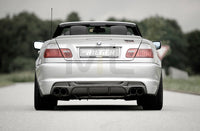 Rieger 00099826 BMW 3 Series E46 Rear Diffuser for Twin Tailpipe Left & Right - Carbon-Look