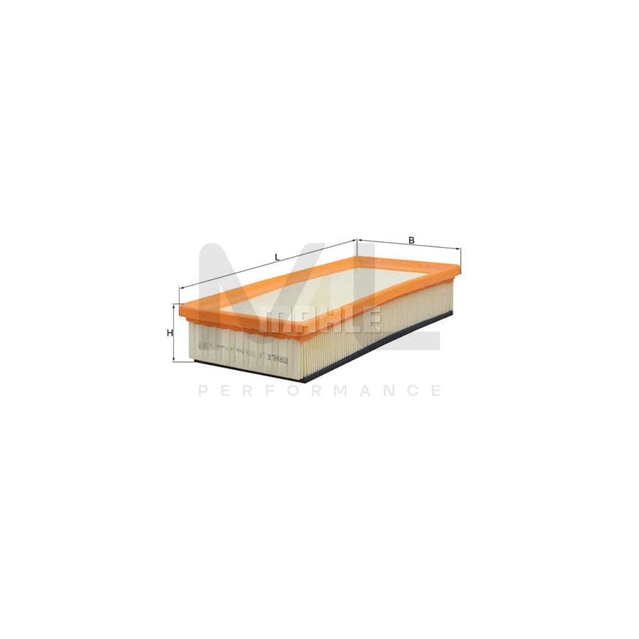 MAHLE ORIGINAL LX 1026 Air Filter Filter Insert | Performance Parts DirectCar Parts