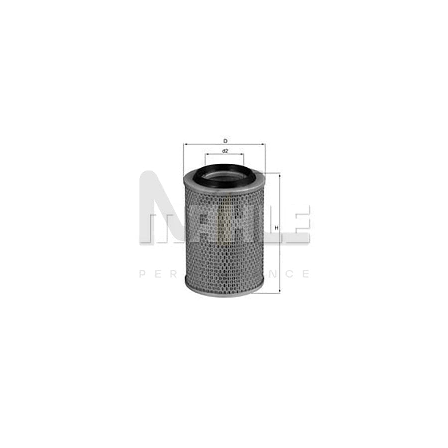 MAHLE ORIGINAL LX 567 Air Filter Filter Insert | Performance Parts DirectCar Parts