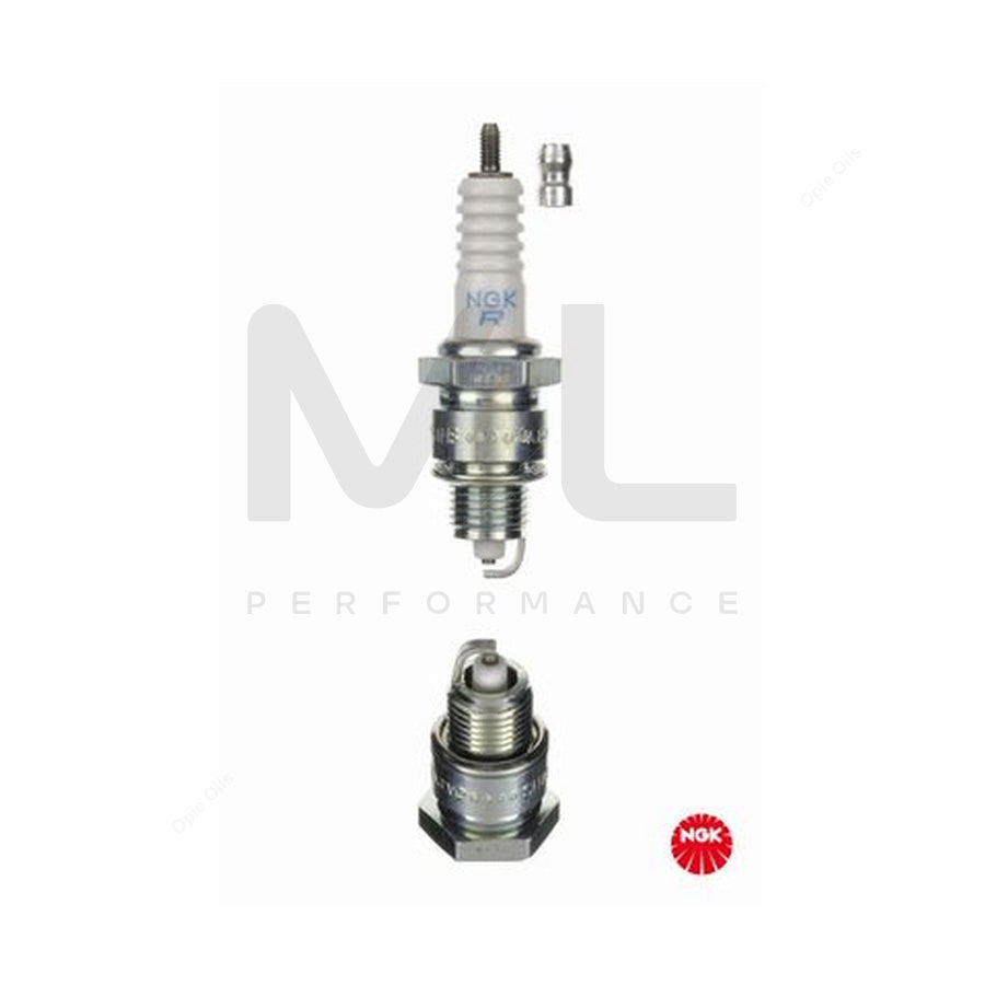 NGK BPR4HS-10 (5024) - Standard Spark Plug / Sparkplug - Extended Projection