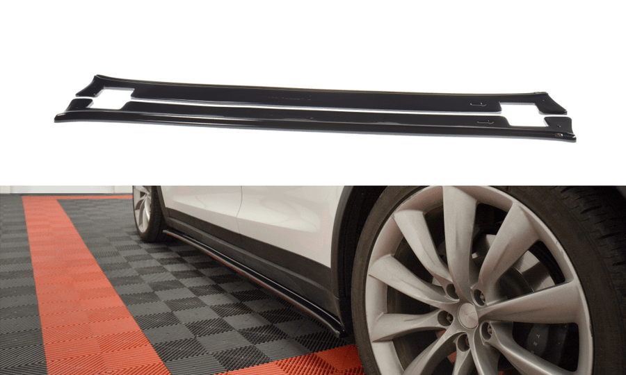 Maxton Design Tesla Model X Side Skirts Diffusers V.1