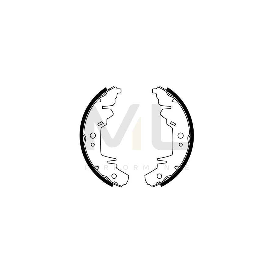 TRW GS8775 Brake Shoe Set | Performance Parts Direct Car Parts