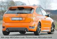 Rieger 00088059 Ford Focus 2 ST Rear Diffuser for Original Tailpipe Left & RIght - Glossy Black