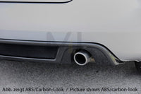 Rieger 00055268 Audi 8H A4 Rear Diffuser for Original Tailpipe Left & RIght -  Matte Black