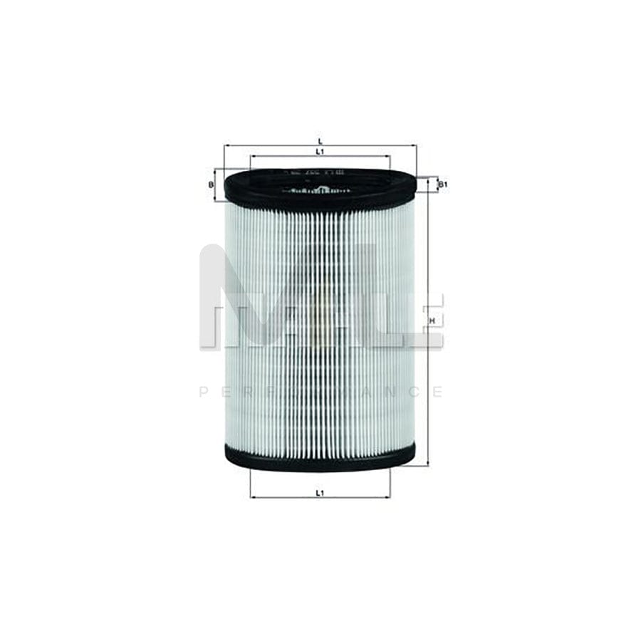 MAHLE ORIGINAL LX 597 Air Filter Filter Insert | Performance Parts DirectCar Parts