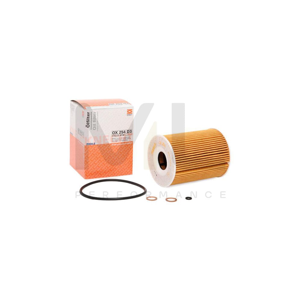 MAHLE ORIGINAL OX 254D3 Oil Filter Filter Insert | Performance Parts DirectCar Parts