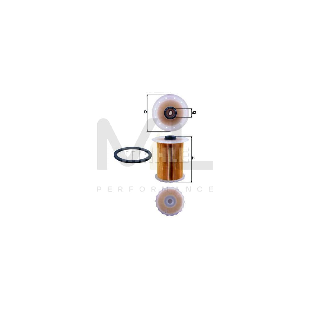 MAHLE ORIGINAL KX 183D Fuel filter Filter Insert | Performance Parts DirectCar Parts