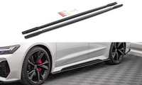 Maxton Design AU-RS6-C8-SD1T Side Skirts Diffusers V.1 Audi RS6 C8 / RS7 C8 |