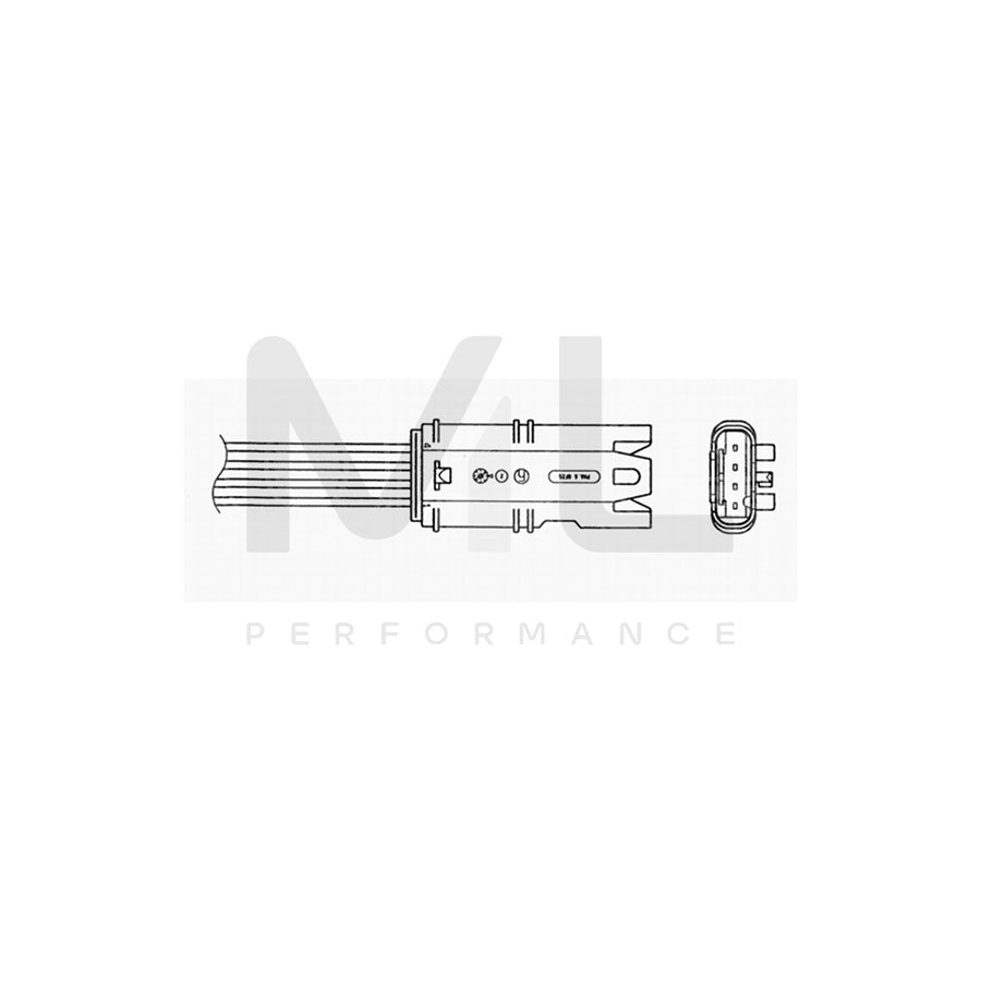 NTK Lambda Sensor / O2 Sensor (NGK 0072) - OZA630-BM1