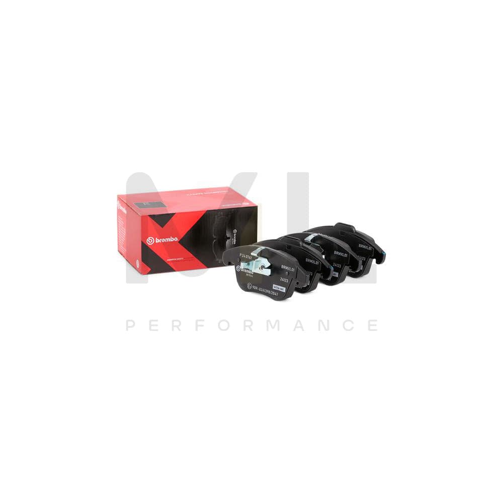 Brembo P 24 076X Brake Pad Set Excl. Wear Warning Contact