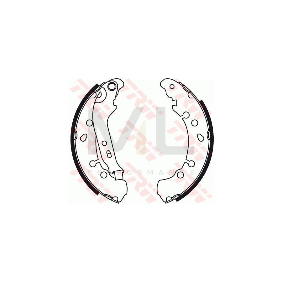 TRW GS8778 Brake Shoe Set | Performance Parts Direct Car Parts