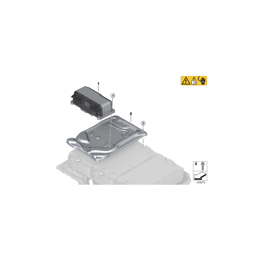 Genuine BMW Mini 61278686893 F45 G11 Safety Box (Inc. 530eX, 740eX & Cooper SE ALL4) |