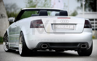 Rieger 00099819 Audi 8H A4 Rear Diffuser for Sport Tailpipe Left & Right - Carbon-Look
