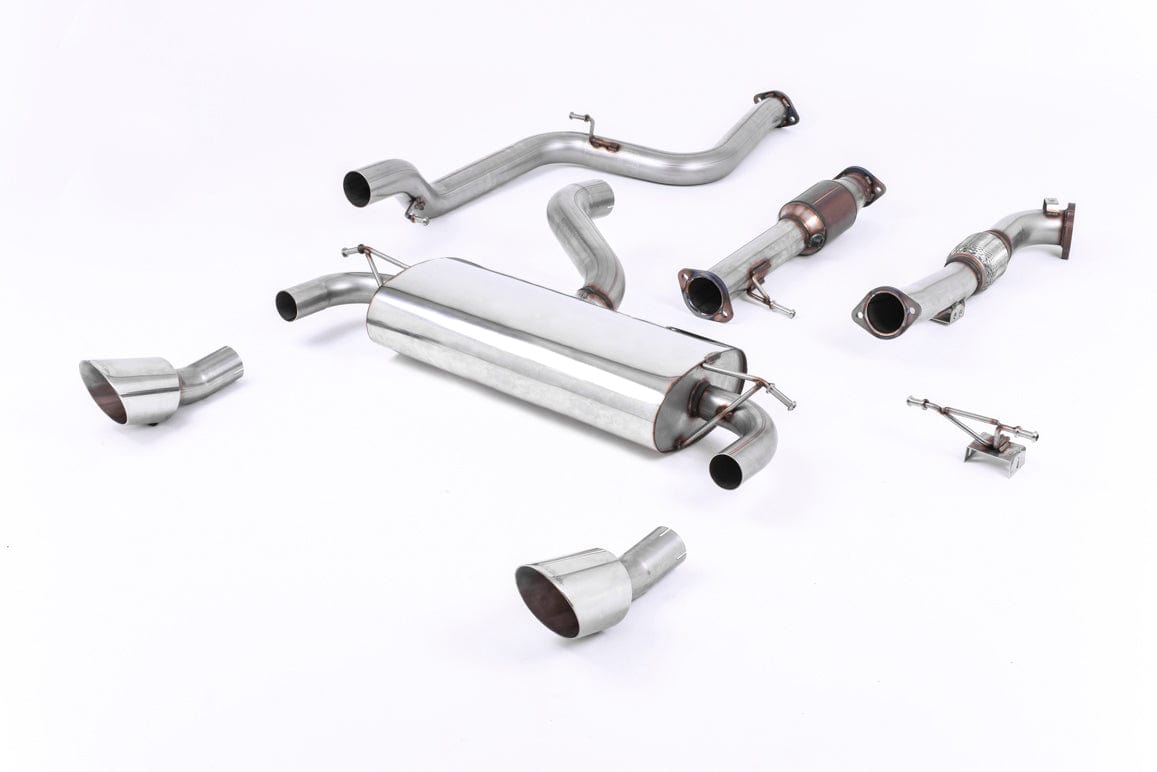 MillTek SSXFD083 Ford Focus Turbo-Back Resonated Road System - EC-Approved