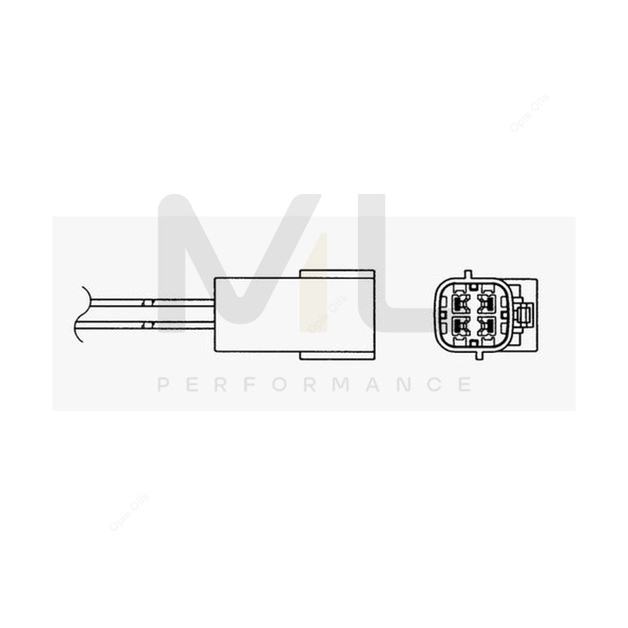 NTK Lambda Sensor - Oxygen / O2 Sensor OZA610-N5 (NGK 1434)