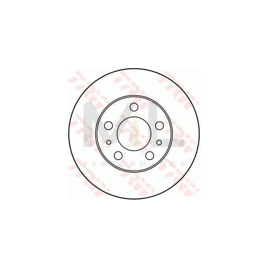 TRW DF1677 Brake Disc Vented | Performance Parts Direct Car Parts
