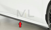 Rieger 00034202 Ford DEH Focus 4 Right Side Skirt Splitter (Inc. Focus 4 ST) -  Matte Black