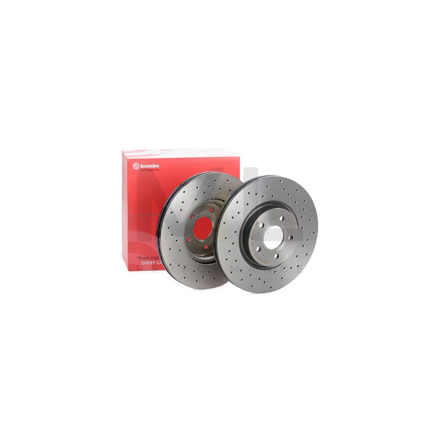 BREMBO XTRA LINE 09.A728.1X Brake Disc Perforated / Vented, Coated, High-carbon  - 1 piece