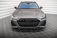 MAXTON DESIGN CF-AU-RS6-C8-FD1-245-P CARBON FIBER FRONT SPLITTER AUDI RS6 C8 / RS7 C8