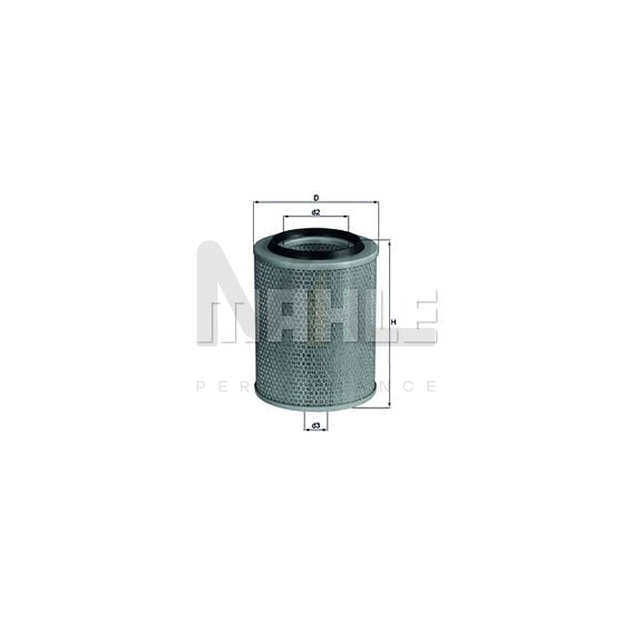 MAHLE ORIGINAL LX 92 Air Filter Filter Insert | Performance Parts DirectCar Parts