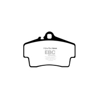 EBC PD01KR642 Porsche Boxster (986) Greenstuff Rear Brake Pad & Plain Disc Kit - Brembo Caliper