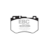 EBC PD01KF1702 Mercedes-Benz W/S/C/A205 Greenstuff Front Brake Pad & Plain Disc Kit  - Brembo Caliper