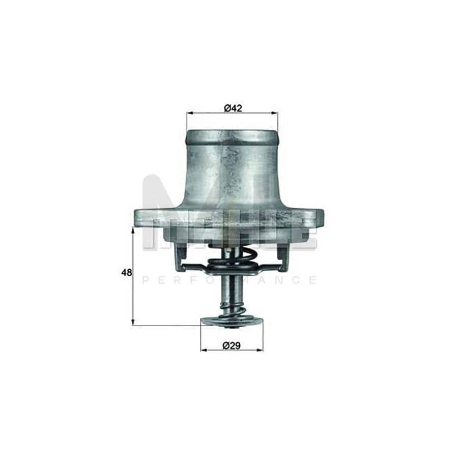 MAHLE ORIGINAL TI 124 88 Engine thermostat Opening Temperature: 88��C, without gasket / seal | Performance Parts DirectCar Parts