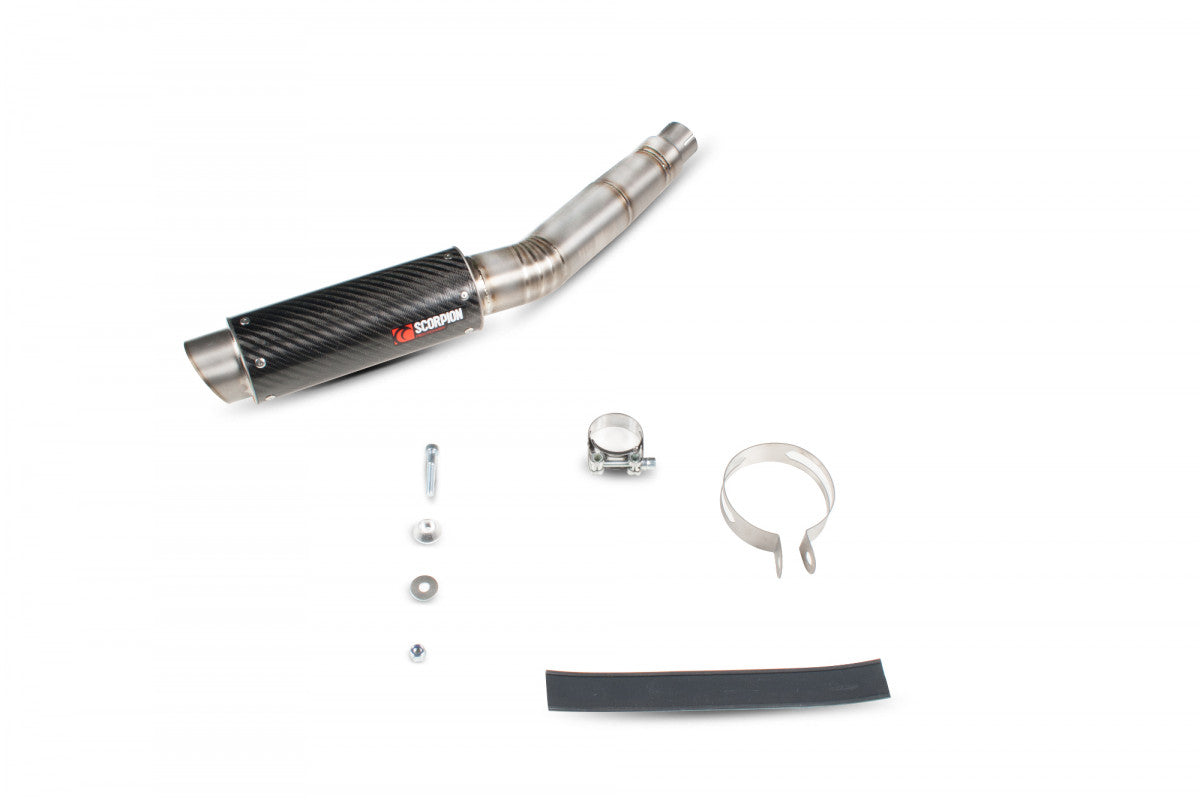 Scorpion SI1002CEM Suzuki GSX-R1000 Rp1-Gp Slip-On - Carbon Fibre Sleeve |  UK