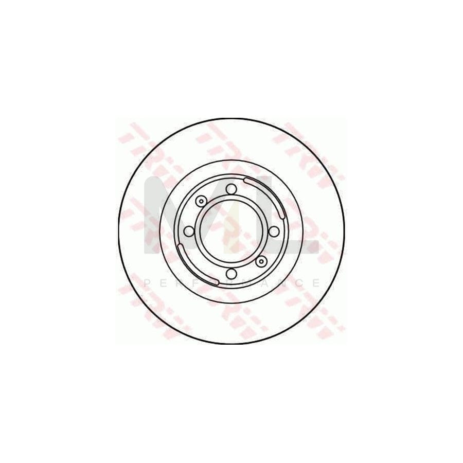 TRW DF1705 Brake Disc Solid | Performance Parts Direct Car Parts