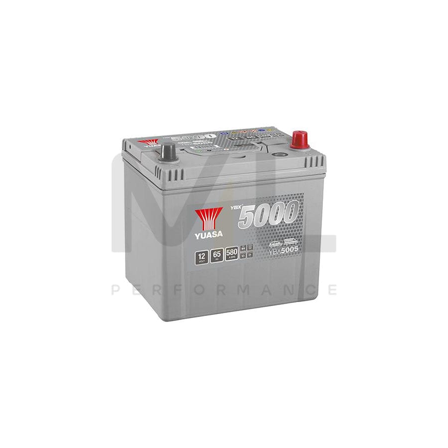 Yuasa YBX5005 12v 65Ah Silver High Performance SMF Battery