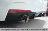 Rieger 00053467 BMW 3 Series F30 F31 Rear Diffuser for Original Tailpipe Left & RIght -  Matte Black