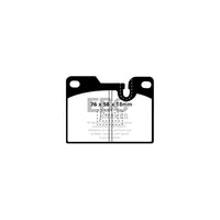 EBC PD03KR593 Porsche Yellowstuff Rear Brake Pad & Plain Disc Kit - ATE Caliper (Inc. 924, 928, 944)
