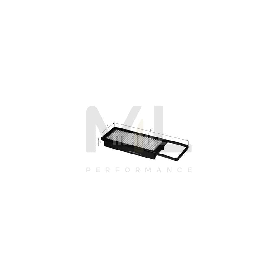 MAHLE ORIGINAL LX 1993 Air Filter Filter Insert | Performance Parts DirectCar Parts