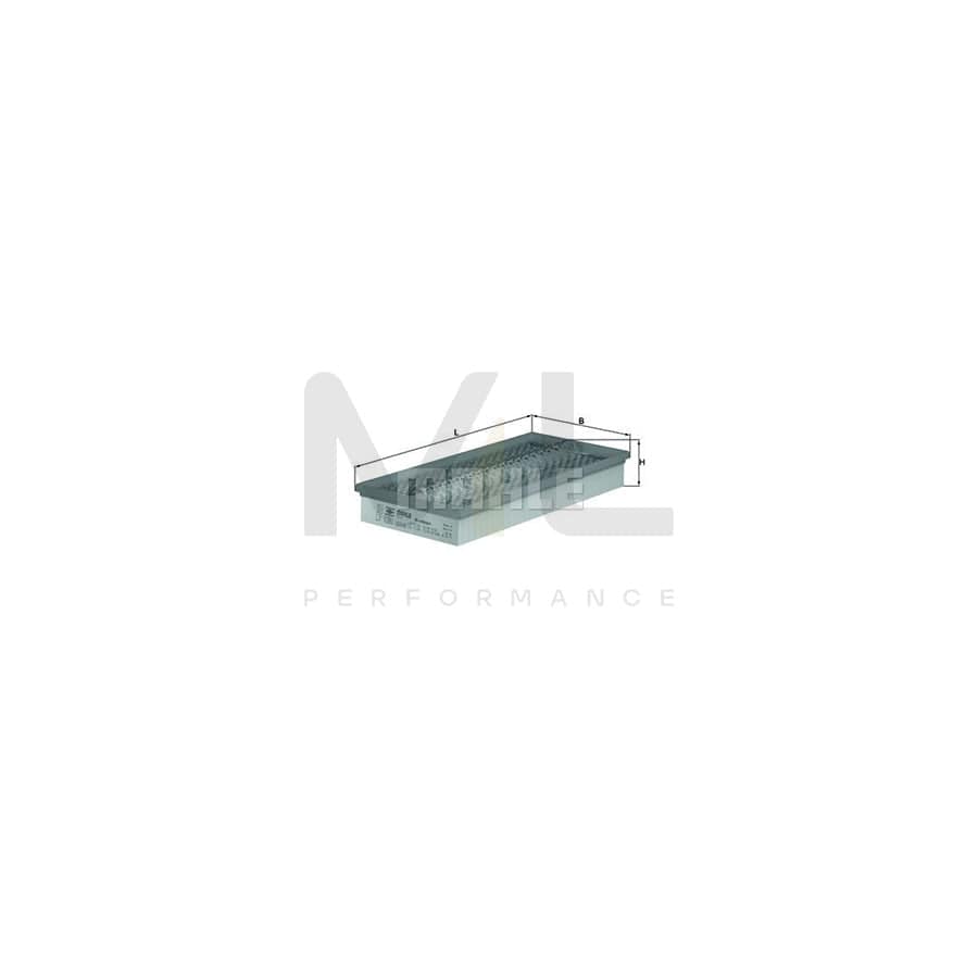 MAHLE ORIGINAL LX 1291 Air Filter Filter Insert | Performance Parts DirectCar Parts