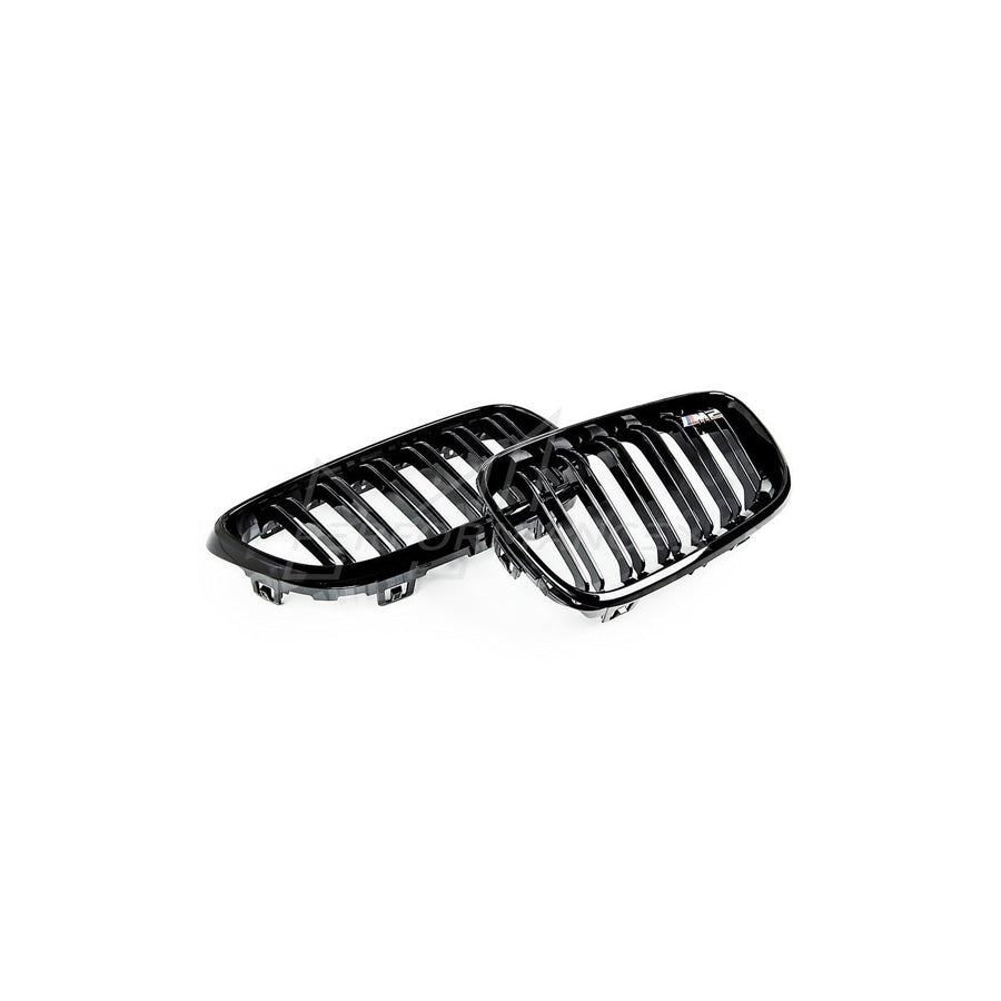 AUTOID BMW F22 F23 F87 Gloss Black Kidney Grilles (Inc. 218d, M235i, M240i & M2)