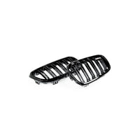 AUTOID BMW F22 F23 F87 Gloss Black Kidney Grilles (Inc. 218d, M235i, M240i & M2)