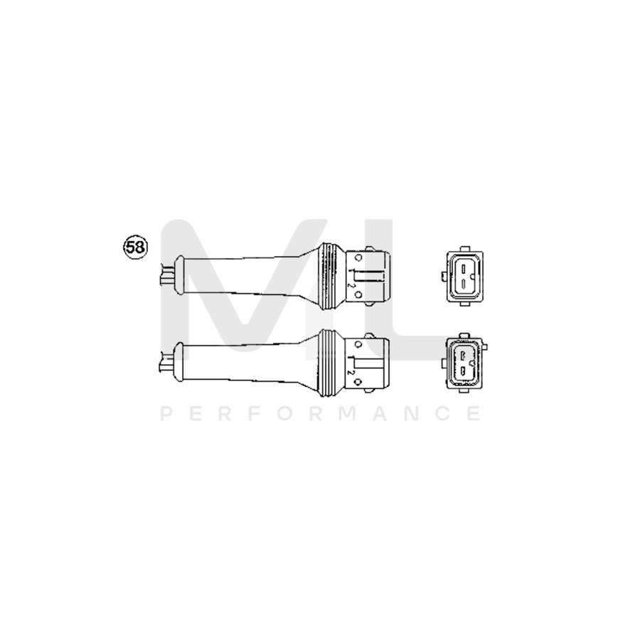 NTK Lambda Sensor / O2 Sensor (NGK 0201) - OZA527-E3