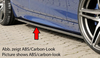 Rieger 00035053 BMW F20 Right Side Skirt Splitter -  Matte Black