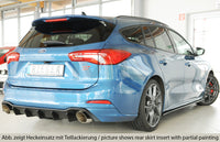 Rieger 00034212 Ford DEH Focus 4 Rear Diffuser for Sport Tailpipe Left & Right (Inc. Focus 4 ST) -  Matte Black