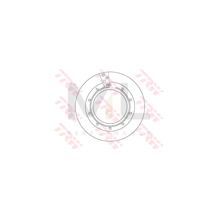 TRW DF5038S Brake Disc Rear Axle, Vented | Performance Parts Direct Car Parts