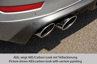 Rieger 00099113 Ford BA7 Mondeo Rear Diffuser for Twin Tailpipe Left - Carbon-Look
