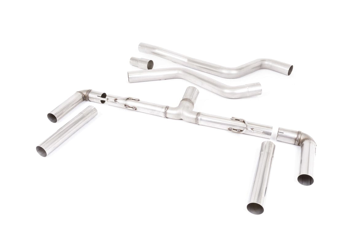 MillTek SSXFD327 Ford Focus GPF/OPF Back - Race (Louder) with Burnt Titanium GT-115 Trims