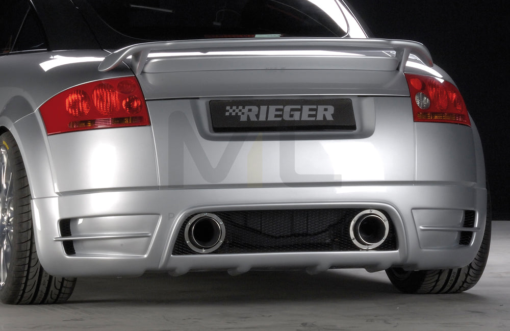 Rieger 00055115 Audi 8N TT Rear Diffuser -  Matte Black