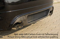 Rieger 00099550 BMW 3 Series E90 E91 Rear Diffuser for Twin Tailpipe Left & Right - Carbon-Look