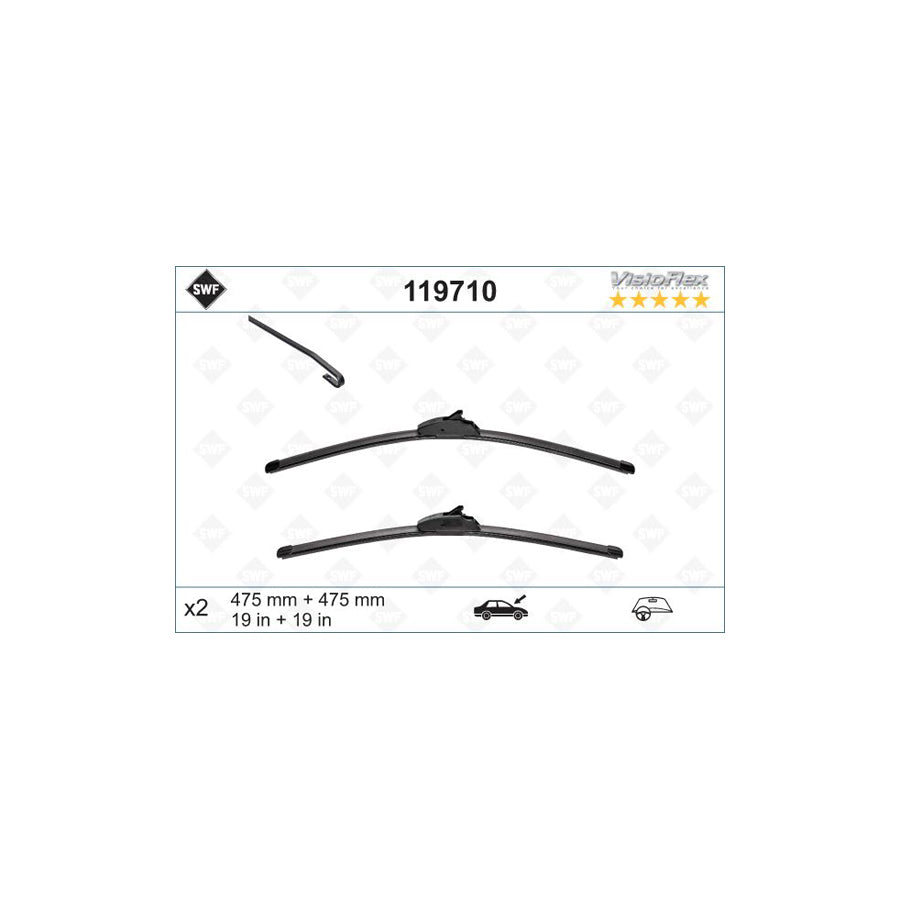 Swf Visioflex 119710 Wiper Blade