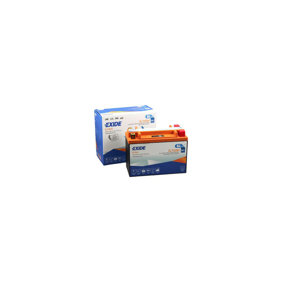 Exide ELTX20H Li-ion Lithium Motorbike Battery 12V |