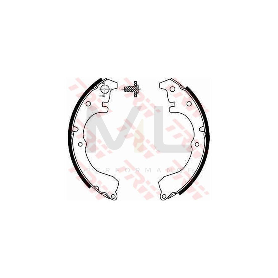 TRW GS8287 Brake Shoe Set | Performance Parts Direct Car Parts